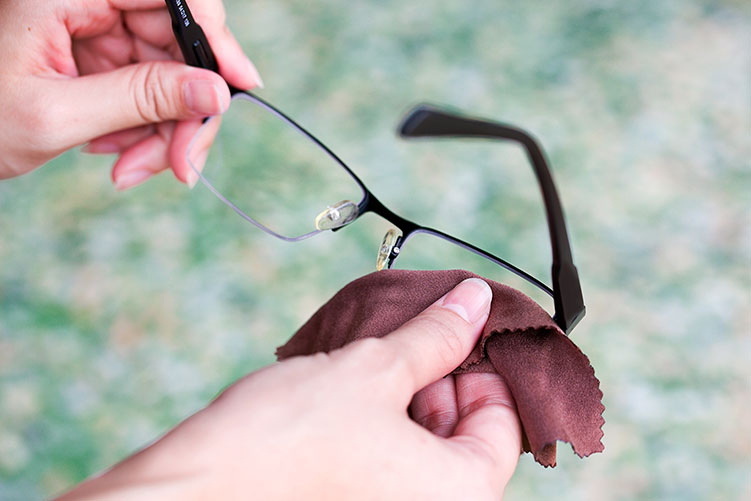 cleaning lenses